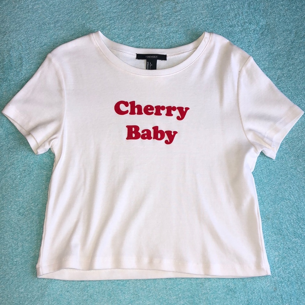 NWOT “cherry baby” t shirt